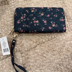 Floral Quilted Women's Wallet
